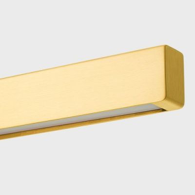Anour I Model Cordless Hanglamp - 100 cm - Geborsteld messing