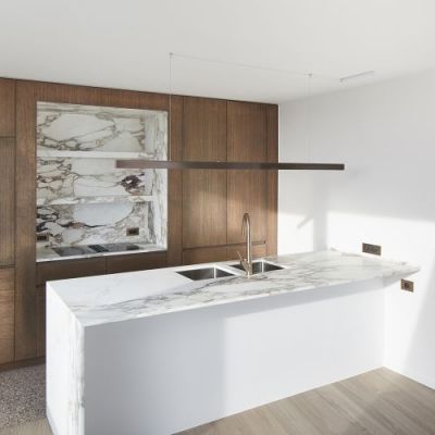 Anour I Model Cordless Hanglamp - 100 cm - Gepolijst koper