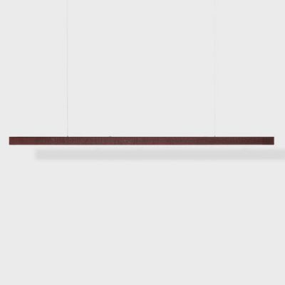 Anour I Model Cordless Hanglamp - 200 cm - Roest staal