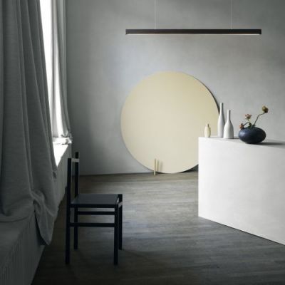 Anour I Model Cordless Hanglamp - 200 cm - Roest staal