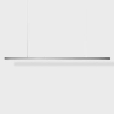 Anour I Model Cordless Hanglamp - 250 cm - Geborsteld roestvrij staal