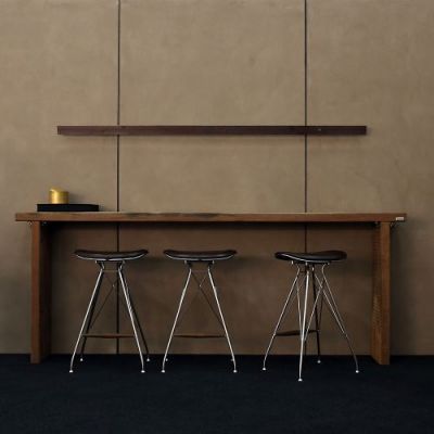 Anour Divar Wandlamp - 100 cm - Roest staal