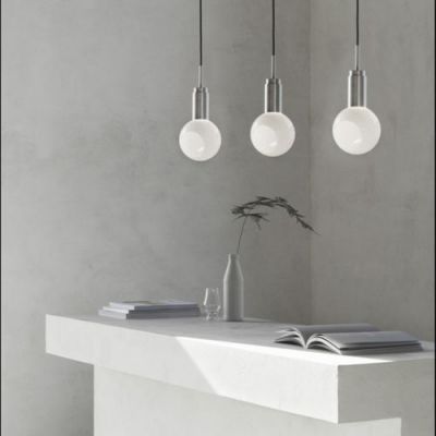 Anour Donya Sphere Hanglamp - Geborsteld roestvrij staal