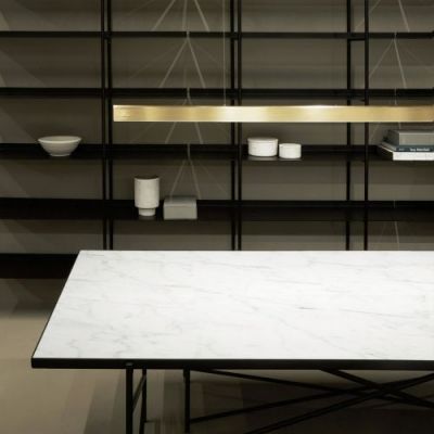 Anour I Model Cordless Hanglamp - 300 cm - Geborsteld messing