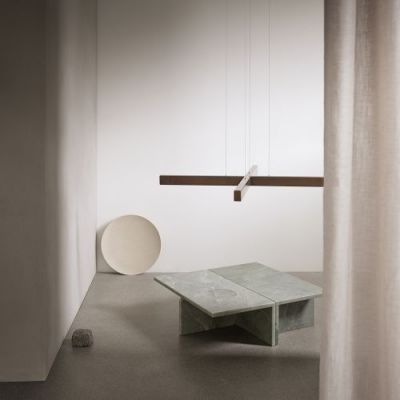 Anour X Model Hanglamp - Geborsteld messing