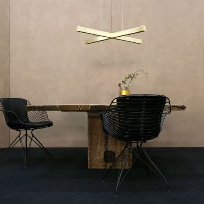 Anour X Model Hanglamp - Geborsteld messing