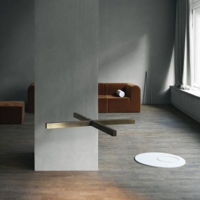 Anour X Model Hanglamp - Gebruind koper