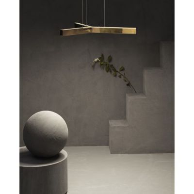 Anour Y Model Hanglamp - Geborsteld messing