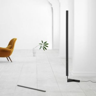 Anour F Model Vloerlamp - Roest staal