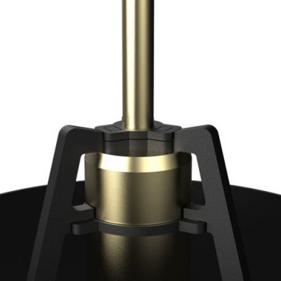Tonone Bella Hanglamp - Zwart - Messing