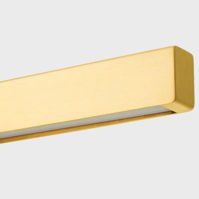 Anour I Model Wandlamp - 100 cm - Geborsteld messing