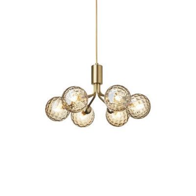 Nuura Apiales 6 Hanglamp - Messing - Goud glas