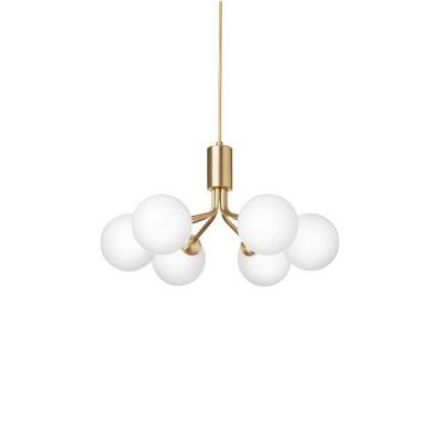 Nuura Apiales 6 Hanglamp - Messing - Opaal
