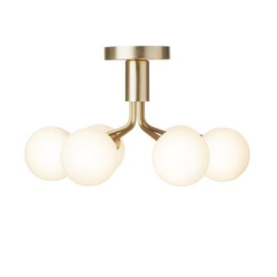 Nuura Apiales 6 Plafondlamp - Messing - Opaal