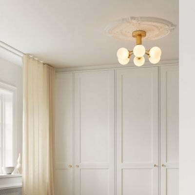 Nuura Apiales 6 Plafondlamp - Messing - Opaal