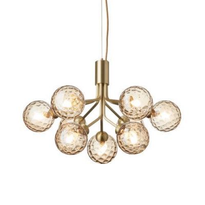 Nuura Apiales 9 Kroonluchter - Messing - Goud glas