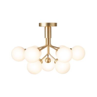 Nuura Apiales 9 Plafondlamp - Messing - Opaal