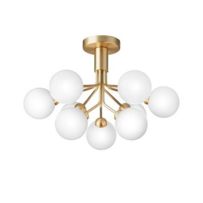 Nuura Apiales 9 Plafondlamp - Messing - Opaal