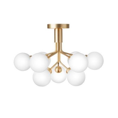 Nuura Apiales 9 Plafondlamp - Messing - Opaal