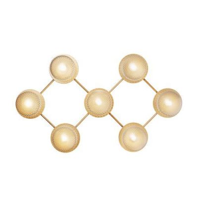 Nuura Liila 7 Wandlamp - Goud - Helder