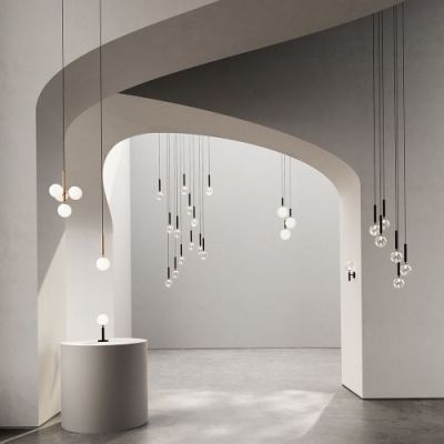 Nuura Miira 1 Large Hanglamp - Grijs - Helder