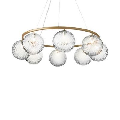 Nuura Miira 8 Circular Hanglamp - Messing - Helder