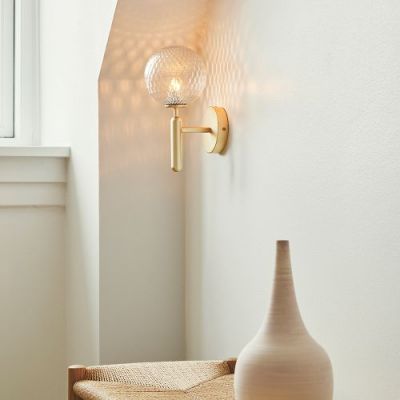 Nuura Miira Wandlamp - Messing - Helder
