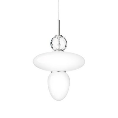 Nuura Rizzatto 43 Hanglamp - Zilver - Opaal