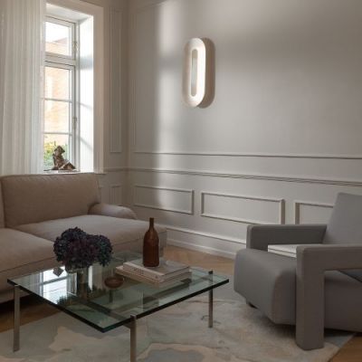 Nuura Sasi Large Wandlamp - Zilver