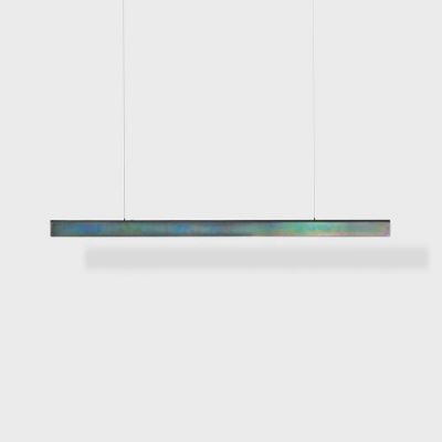 Anour I Model Cordless Aura Hanglamp - 100 cm - Donker opaal chroom
