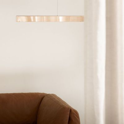 Anour I Model Cordless Aura Hanglamp - 100 cm - Geborsteld koper