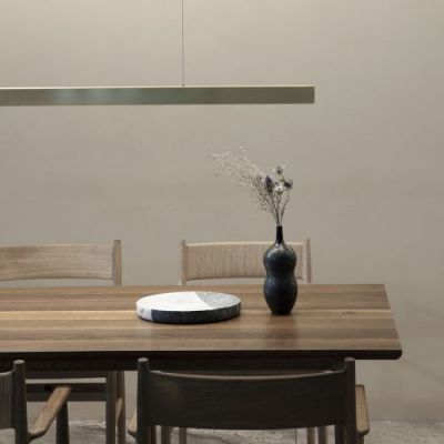 Anour I Model Cordless Aura Hanglamp - 100 cm - Gebruind messing