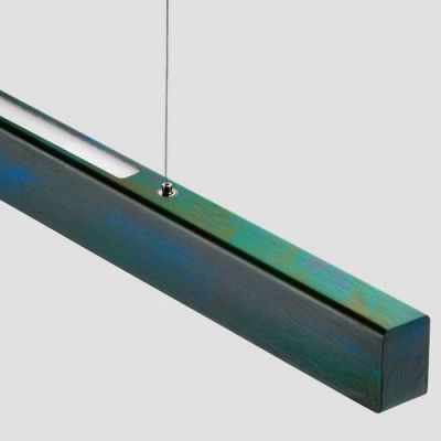 Anour I Model Cordless Aura Hanglamp - 150 cm - Donker opaal chroom