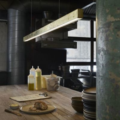 Anour I Model Cordless Aura Hanglamp - 150 cm - Gebruind messing