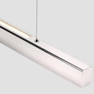 Anour I Model Cordless Aura Hanglamp - 150 cm - Gepolijst roestvrij staal