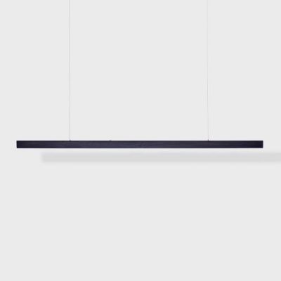 Anour I Model Cordless Aura Hanglamp - 200 cm - Blauw roestvrij staal