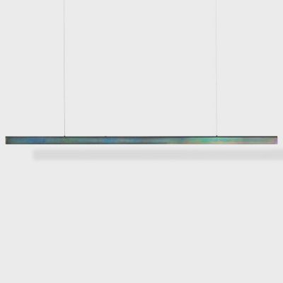 Anour I Model Cordless Aura Hanglamp - 250 cm - Donker opaal chroom