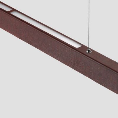 Anour I Model Cordless Aura Hanglamp - 300 cm - Roestkleurig staal