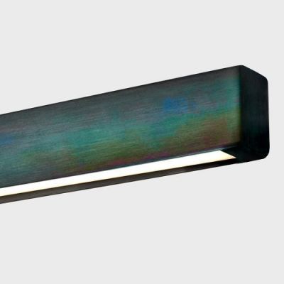 Anour I Model Wandlamp - 150 cm - Donker opaal chroom