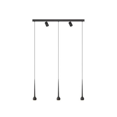 Grau Falling Sun Trace Three Spot Hanglamp - Zwart