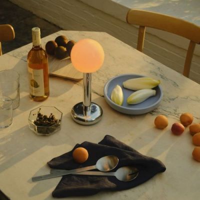 Grau Fire Portable Lamp - Zwart