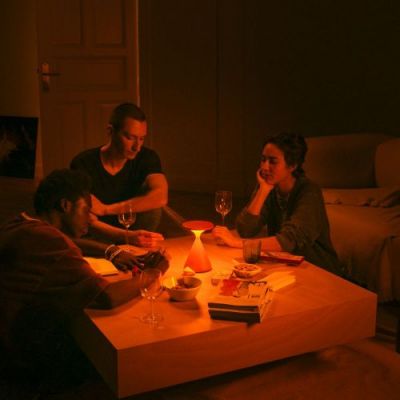 Grau Salt Portable Lamp - Blood orange
