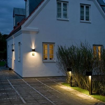 Light-Point Cube Garden Stand Sokkel - Zwart 