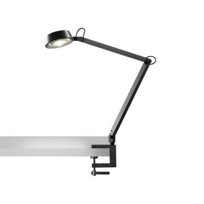Light-Point Dark T1 Tafellamp met tafelklem - Carbon black 