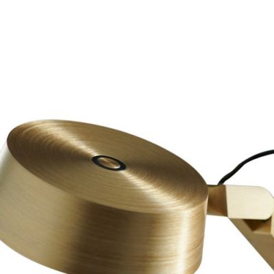Light-Point Dark T1 Tafellamp met tafelklem - Messing 