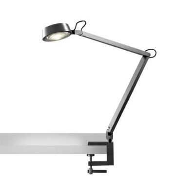 Light-Point Dark T1 Tafellamp met tafelklem - Titanium 