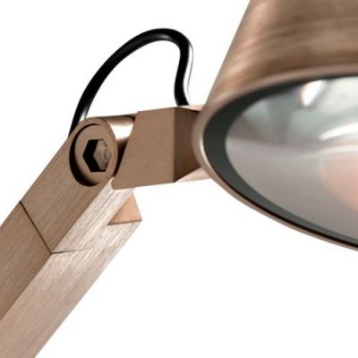 Light-Point Dark T2 Tafellamp met tafelklem - Rose goud 