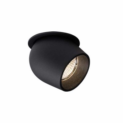 Key Light Venus R Midi Inbouwspot - Zwart