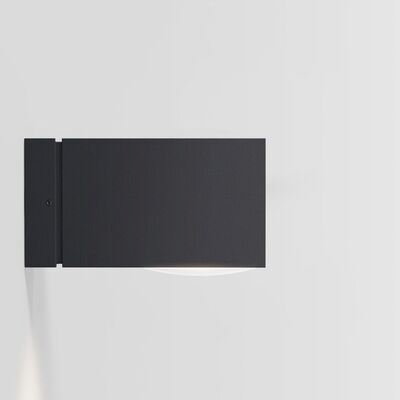 IP44 Como Down Wandlamp - Zwart