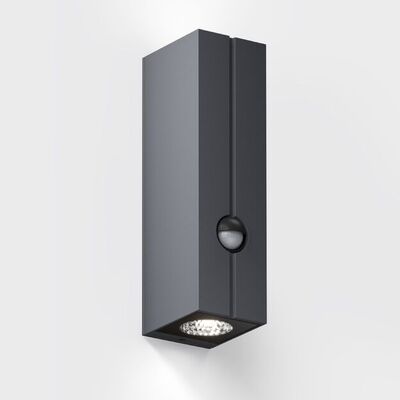 IP44 Cut Control Wandlamp - Antraciet